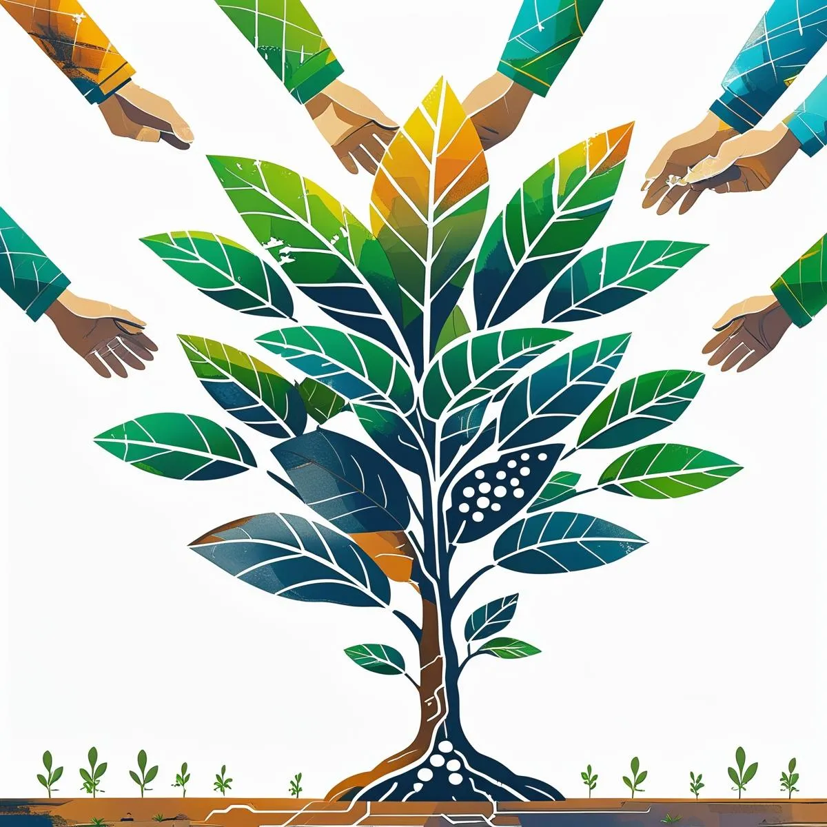 Flourish package combining website optimization with social content support