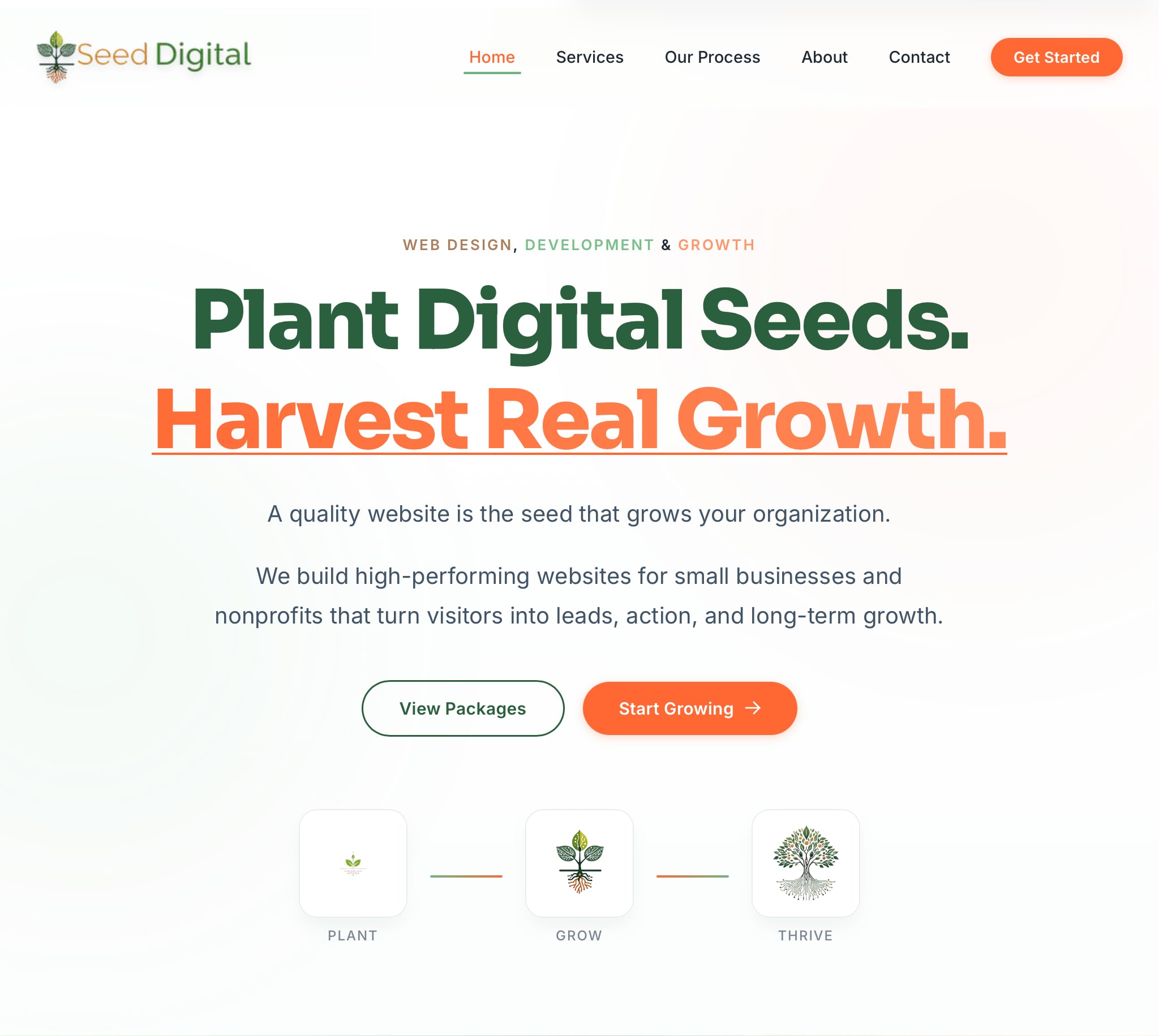 Seed Digital tablet view