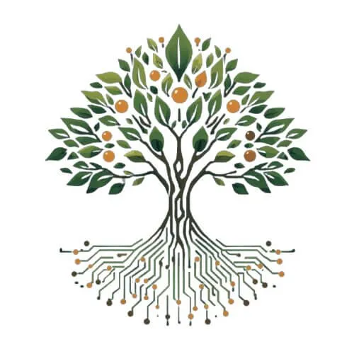 Tree stage icon representing long-term business growth